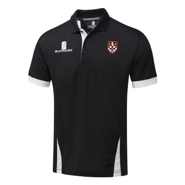 Women's Fuse Polo Shirt : Black /  White
