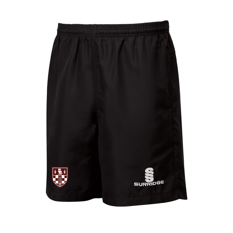 Women's Ripstop Pocketed Shorts : Black